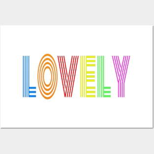 Lovely - Happy Vibes Retro Posters and Art